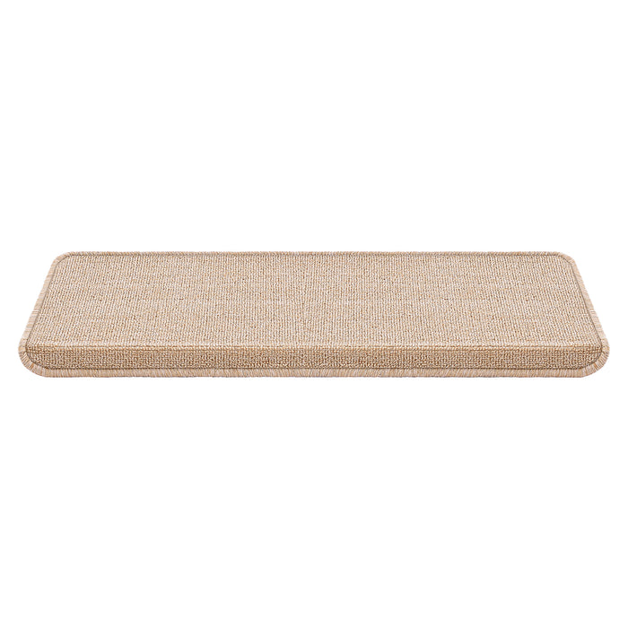 Set da 15 Tappeti Coprigradini per Scale Interne - Rettangolare - Beige [en.casa]
