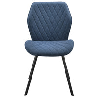 Set di 2 Sedie per Sala di Attesa/Salotto/Studio/Pranzo 2 Sedie Imbottite con Gambe in Metallo 2 Poltroncine in Stile