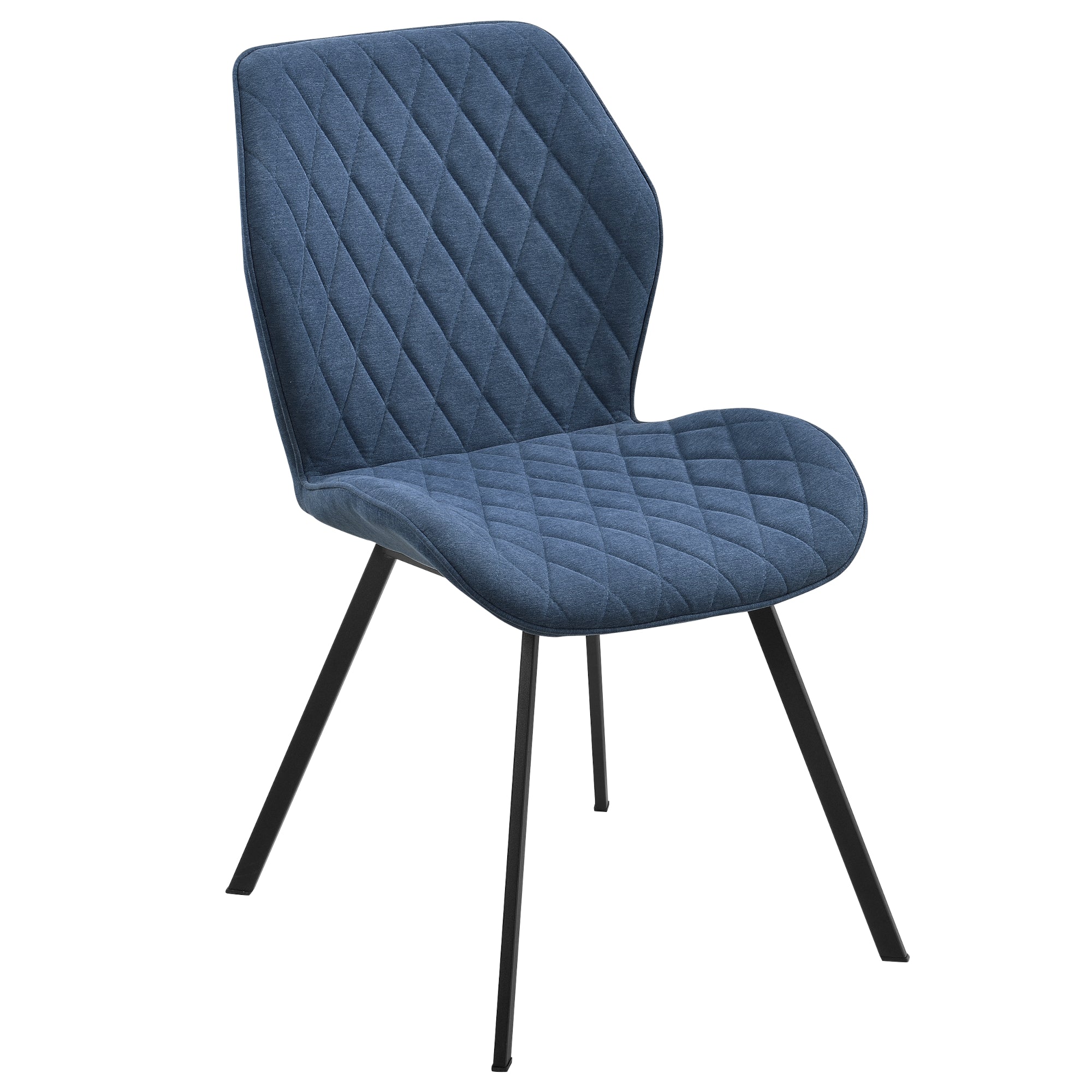 Set di 2 Sedie per Sala di Attesa/Salotto/Studio/Pranzo 2 Sedie Imbottite con Gambe in Metallo 2 Poltroncine in Stile