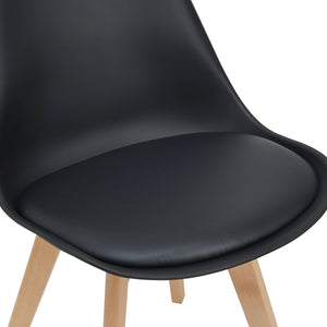 Set 6 sedie per sala da pranzo in ecopelle faggio nero 03_0006782