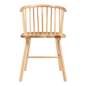 Set Stami di 2 Sedie da Sala Pranzo - Naturale [en.casa]