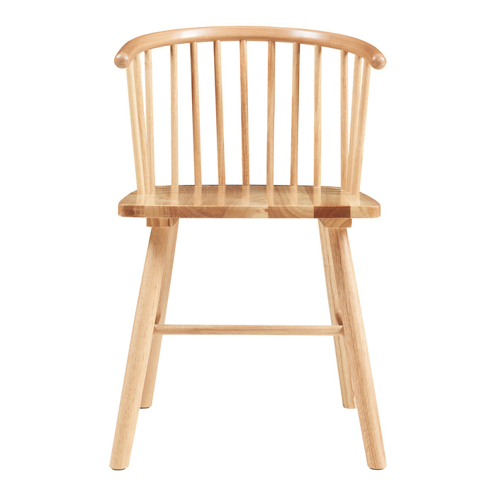 Set Stami di 2 Sedie da Sala Pranzo - Naturale [en.casa]