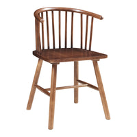 Set Stami di 2 Sedie da Sala Pranzo - Effetto Noce [en.casa]