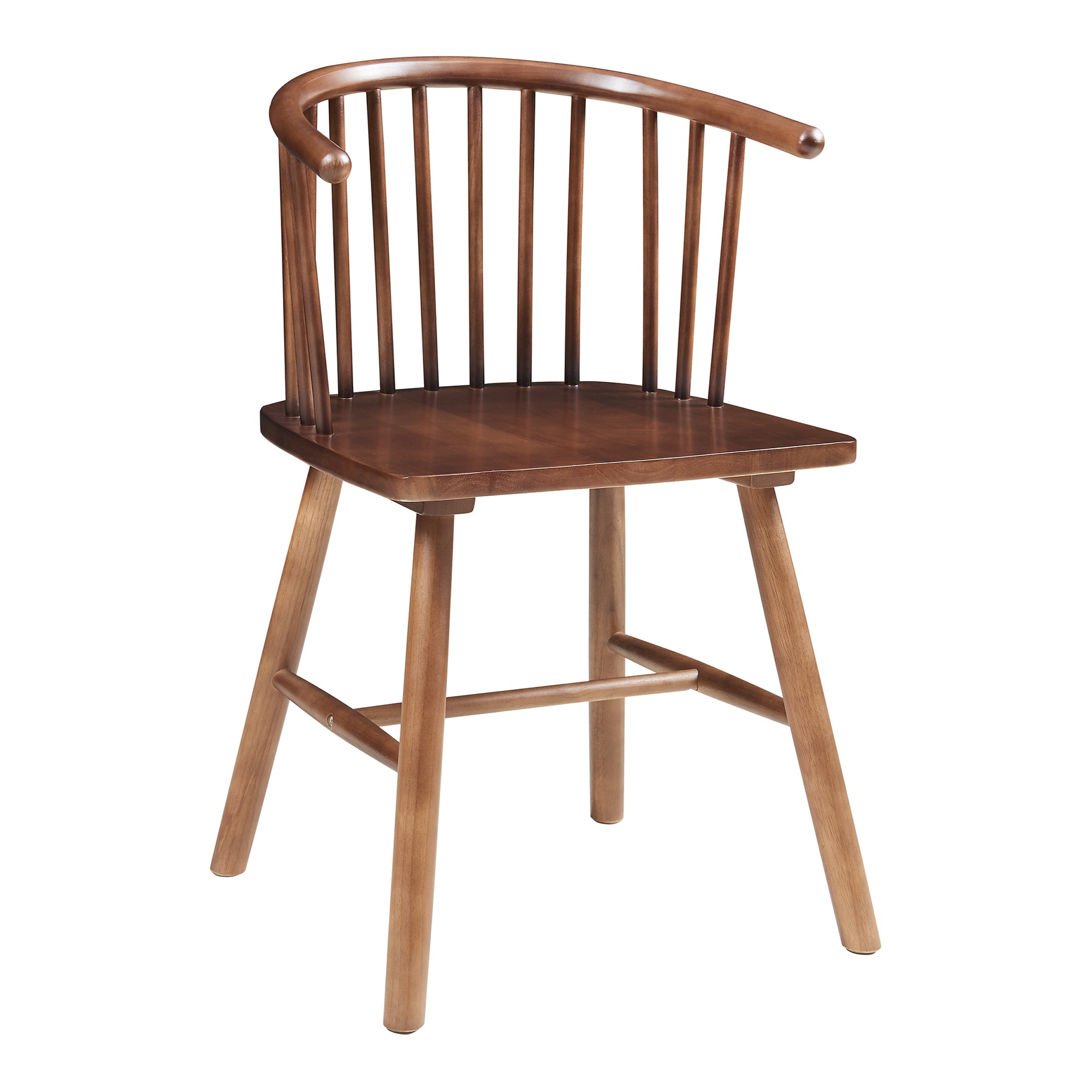 Set Stami di 2 Sedie da Sala Pranzo - Effetto Noce [en.casa]