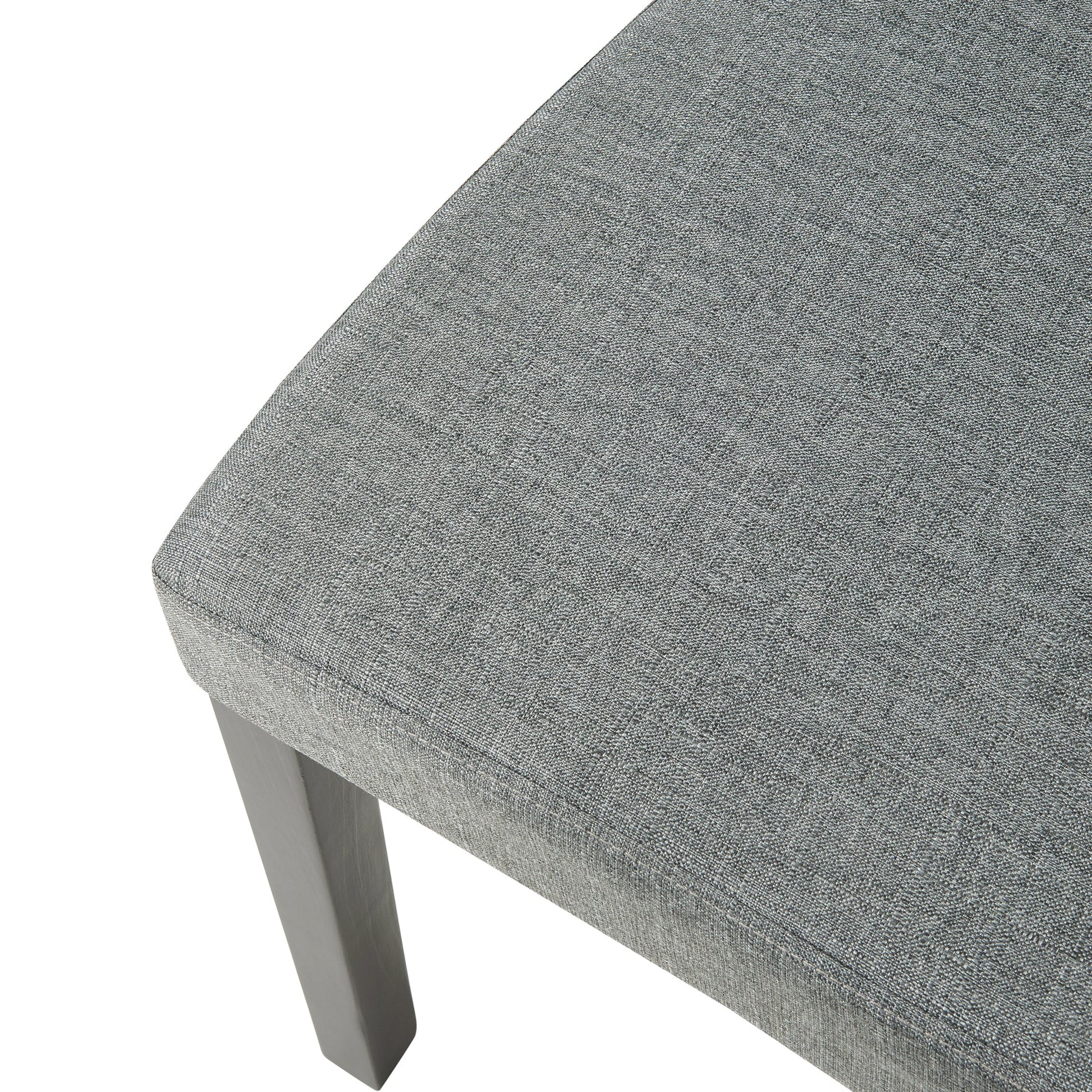 Set di 4 sedie da pranzo 89 x 43 x 54 cm design moderno robuste grigio chiaro 03_0009829