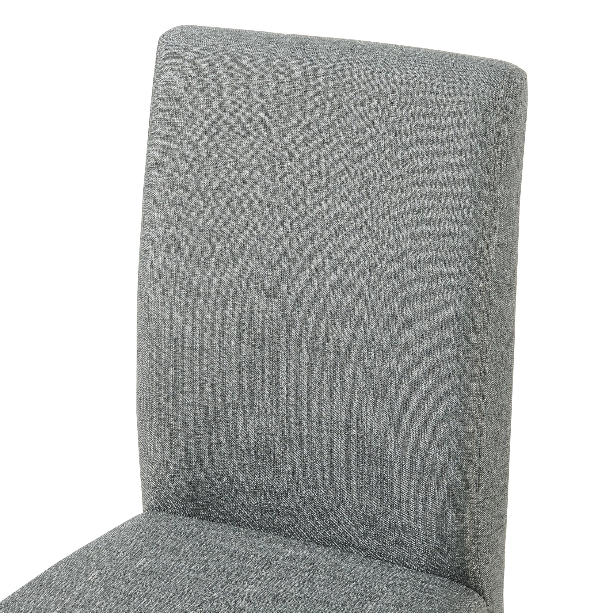 Set Hamburg di 6 Sedie Imbottite da Sala con Rivestimento in Tessuto Grigio Chiaro [en.casa]