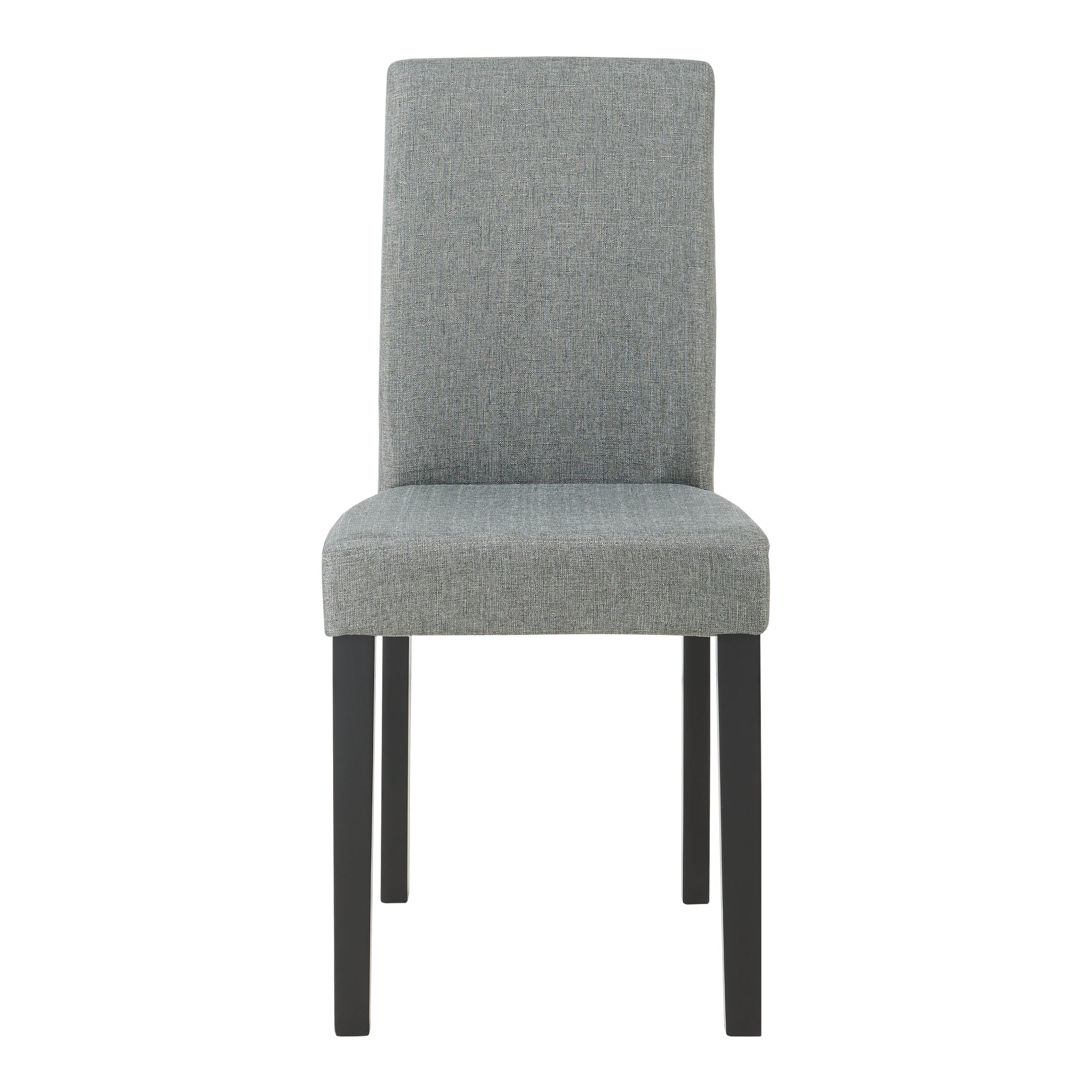 Set Hamburg di 2 Sedie Imbottite da Sala con Rivestimento in Tessuto Grigio Chiaro [en.casa]