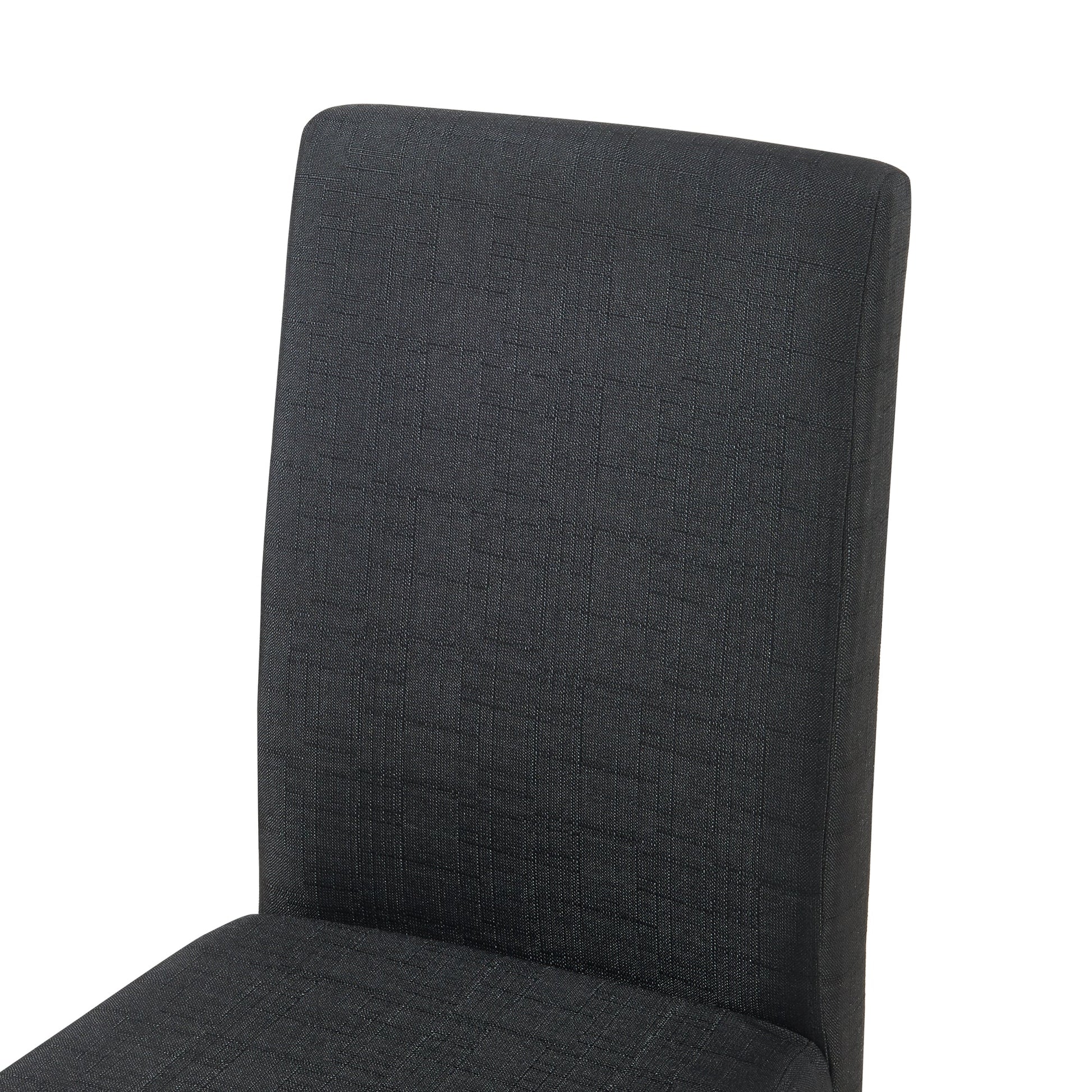 Set di 4 sedie da pranzo 89 x 43 x 54 cm design moderno robuste nere 03_0009830