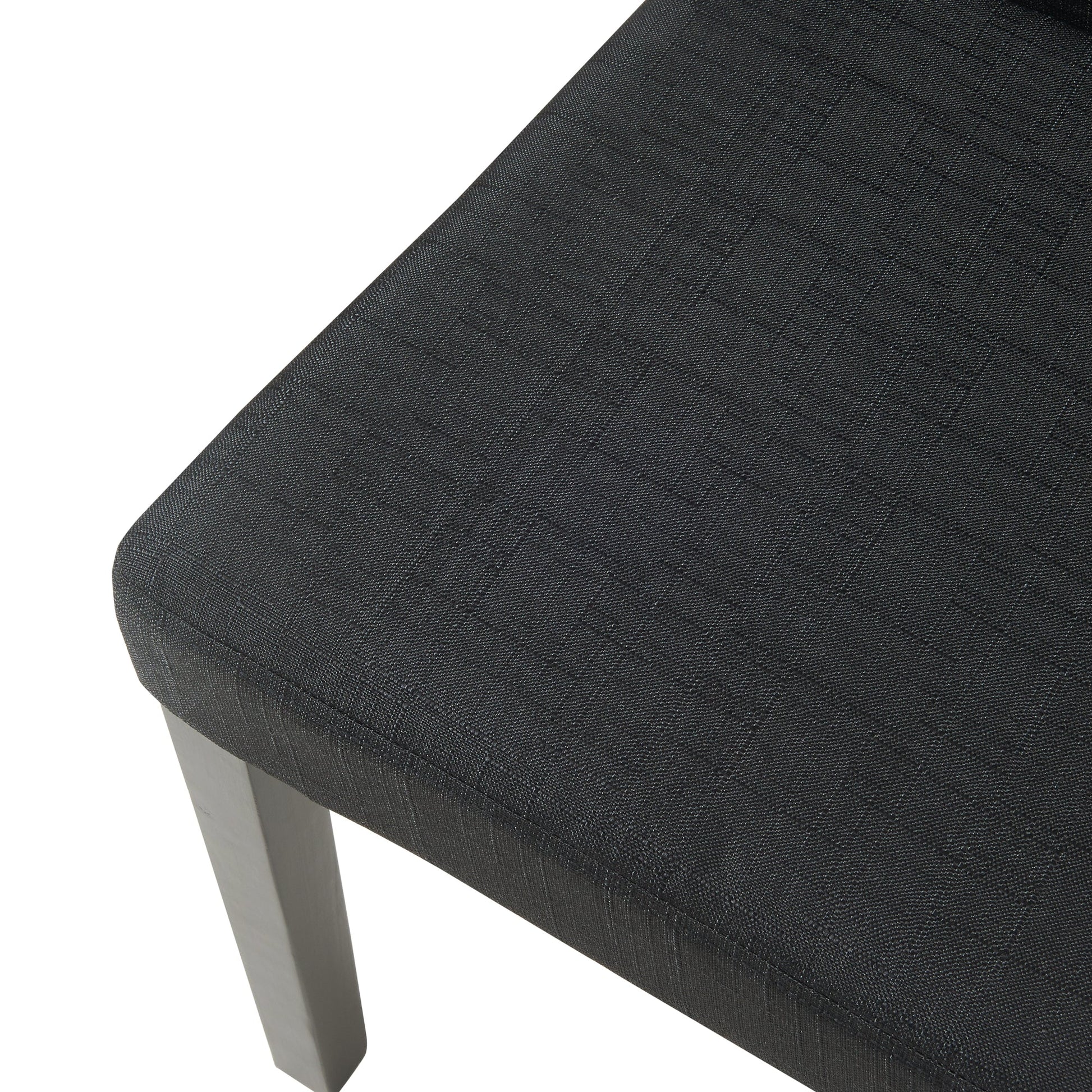 Set di 4 sedie da pranzo 89 x 43 x 54 cm design moderno robuste nere 03_0009830