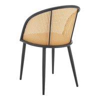 Set di 2 sedie per sala da pranzo 82 x 56 x 55 cm marrone 03_0006724