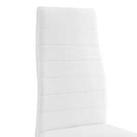 Set di 2 sedie da pranzo impilabili seduta sintetica 96 cm bianco 03_0005742