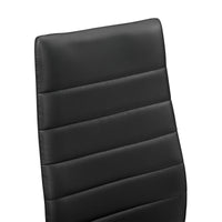 Set di 2 sedie da pranzo impilabili set da seduta 96 cm nero 03_0005744