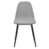 [en.casa] Sedia sala da pranzo in un set di 2 - 86 x 46cm - grigio