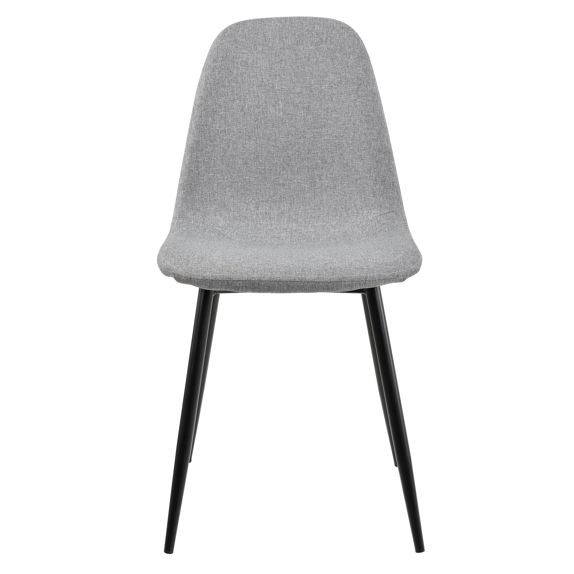 [en.casa] Sedia sala da pranzo in un set di 2 - 86 x 46cm - grigio