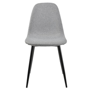 [en.casa] Sedia sala da pranzo in un set di 2 - 86 x 46cm - grigio