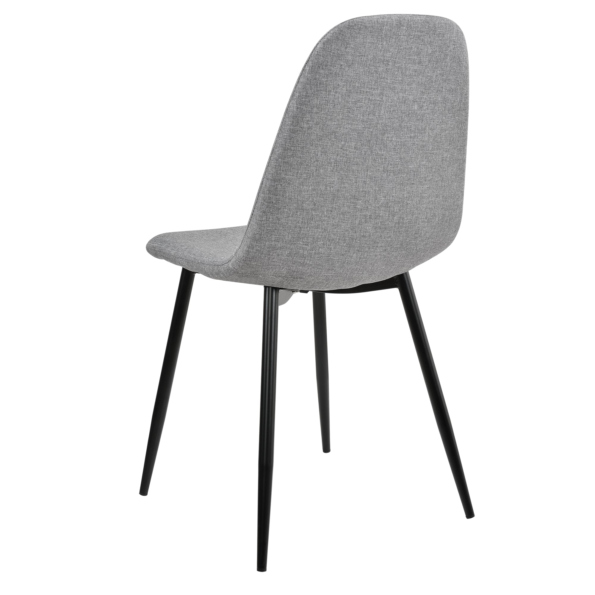 [en.casa] Sedia sala da pranzo in un set di 2 - 86 x 46cm - grigio
