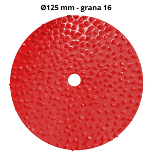 Mola carburo tugsteno diametro 125mm abradere levigare superfici
