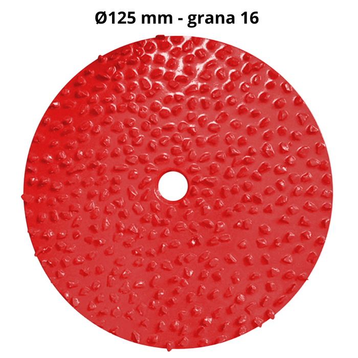 Mola carburo tugsteno diametro 125mm abradere levigare superfici