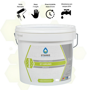 St-grund-int fondo collegamento uniformante supercoprente mascherante interni *** formato 5 lt, confezione 1