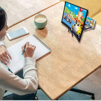 Supporto Lente Ingrandimento Schermo per Smartphone Telefono Curvo  12" 3D