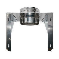 Supporto murale canna fumaria DN 250 tubo acciaio inox 316