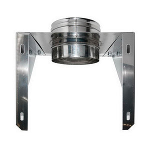 Supporto murale canna fumaria DN 250 tubo acciaio inox 316