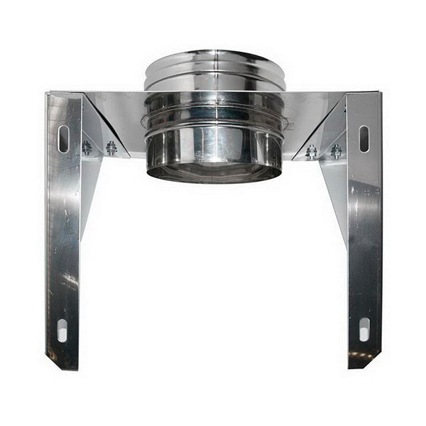 Supporto murale canna fumaria DN 250 tubo acciaio inox 316