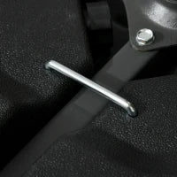 Base per Ombrellone in HDPE da 4 Pezzi, Riempibili con Acqua e Sabbia max 18kg, 103x103x8.3 cm, Nero