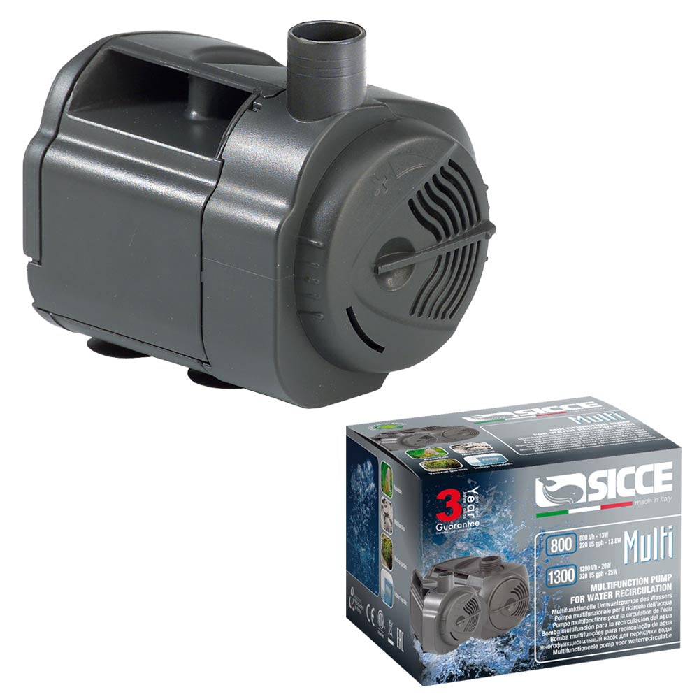 Sicce multi 800 800 litri/h pompa multifunzione per moltissime applicazioni cavo da 1,5 metri