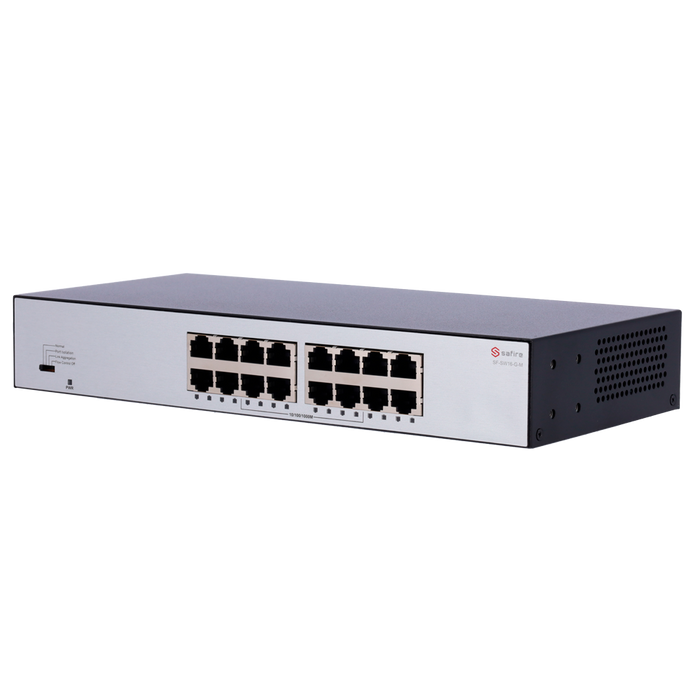 Switch 16 porte Gigabit Safire 10/100/1000 Mbps Plug & Play