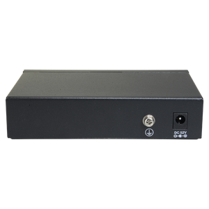 Switch PoE 4 porte PoE + 2 Uplink RJ45 Velocità fino a 1000 Mbps su tutte le porte<br />Fino 60W in totale per tutte le porte