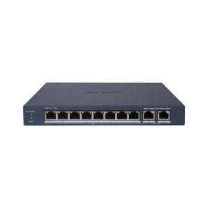 Switch Poe 8 porte Gigabit 2 Uplink Gigabit distanza trasmissione fino a 300mt