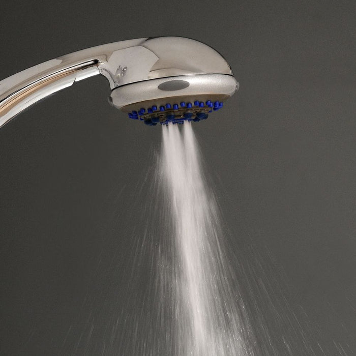 Ogomondo doccetta soffione vasca doccia 5 funzioni multigetto anticalcare abs cromato *** confezione 1