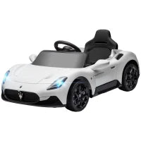 Macchina per Bambini Maserati MC20, Guida Manuale, Telecomando e Fari LED, Età 3-6 Anni, Bianco
