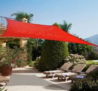Tenda Tendone Parasole Rettangolare 3x4m Rosso