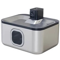 Fontana per Gatti in Acciaio Inossidabile 5L Bebedero Gatti Automatico Fontana d'Acqua per Più Animali con Luce LED Pompa Super Silenziosa Sensore di Movimento e Filtro a 3 Livelli