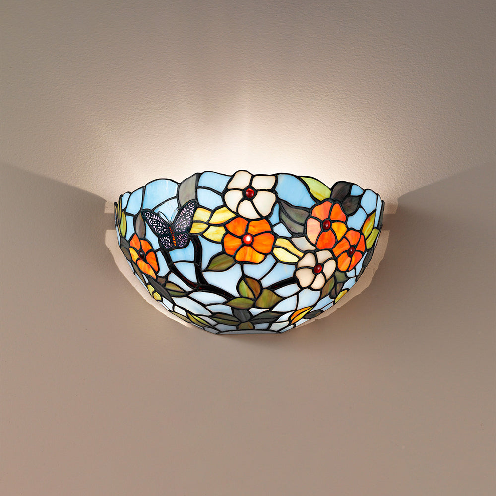 Applique Tiffany Vetro Multicolor 1 Luce E27