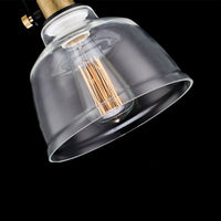 Lampada A Sospensione Moderno Irving 1 Luce E27 40W Metallo Nero Ip20