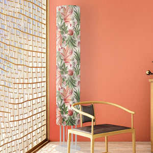 Piantana Moderna Decolight Polilux Grafica Flowers Metallo Bianco 3 Luci E27