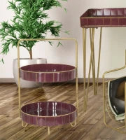 Svuota Tasche Double Glam Bordeaux Cm 36.5X34.5X56.5