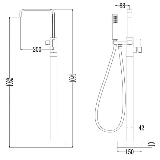 Gruppo vasca 006 rubinetto incasso pavimento vasche free standing ottone