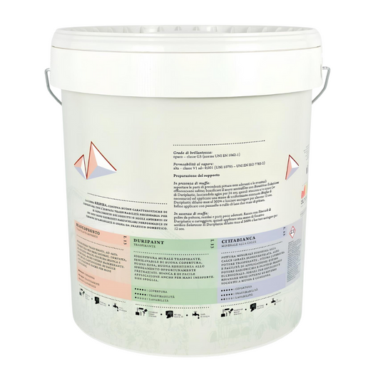 Idropittura traspirante coprente bianca vari formati respira biancopronto *** formato 13 lt, confezione 1