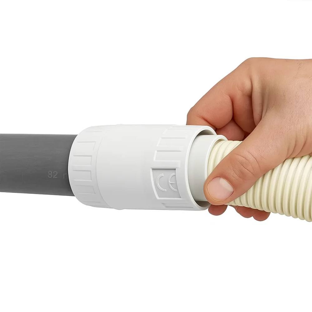 Raccordo faeg tubo guaina ip65 per impianti elettrici durevole *** diametro tubo 32 millimetri, diametro guaina 25 mi...