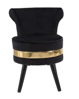 Sedia Mini Paris New Nero Ø Cm 47X64