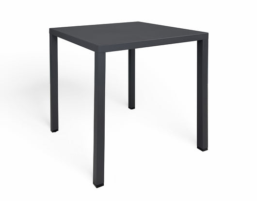 Tavolo da esterno 70×70 cm tavolo da giardino grigio antracite – Alan