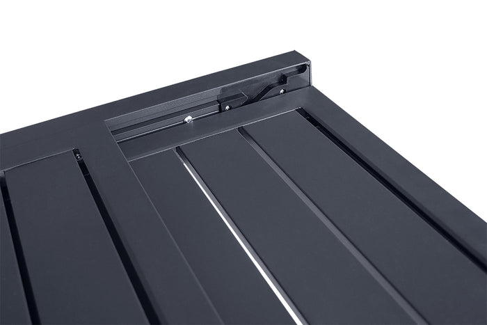 Tavolo da giardino allungabile grigio antracite 135/270 x 90 cm mod. Ares