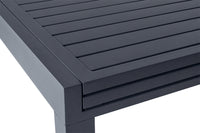 Tavolo da giardino allungabile grigio antracite 135/270 x 90 cm mod. Ares