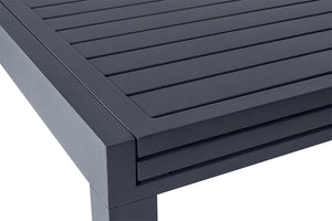 Tavolo da giardino allungabile grigio antracite 135/270 x 90 cm mod. Ares