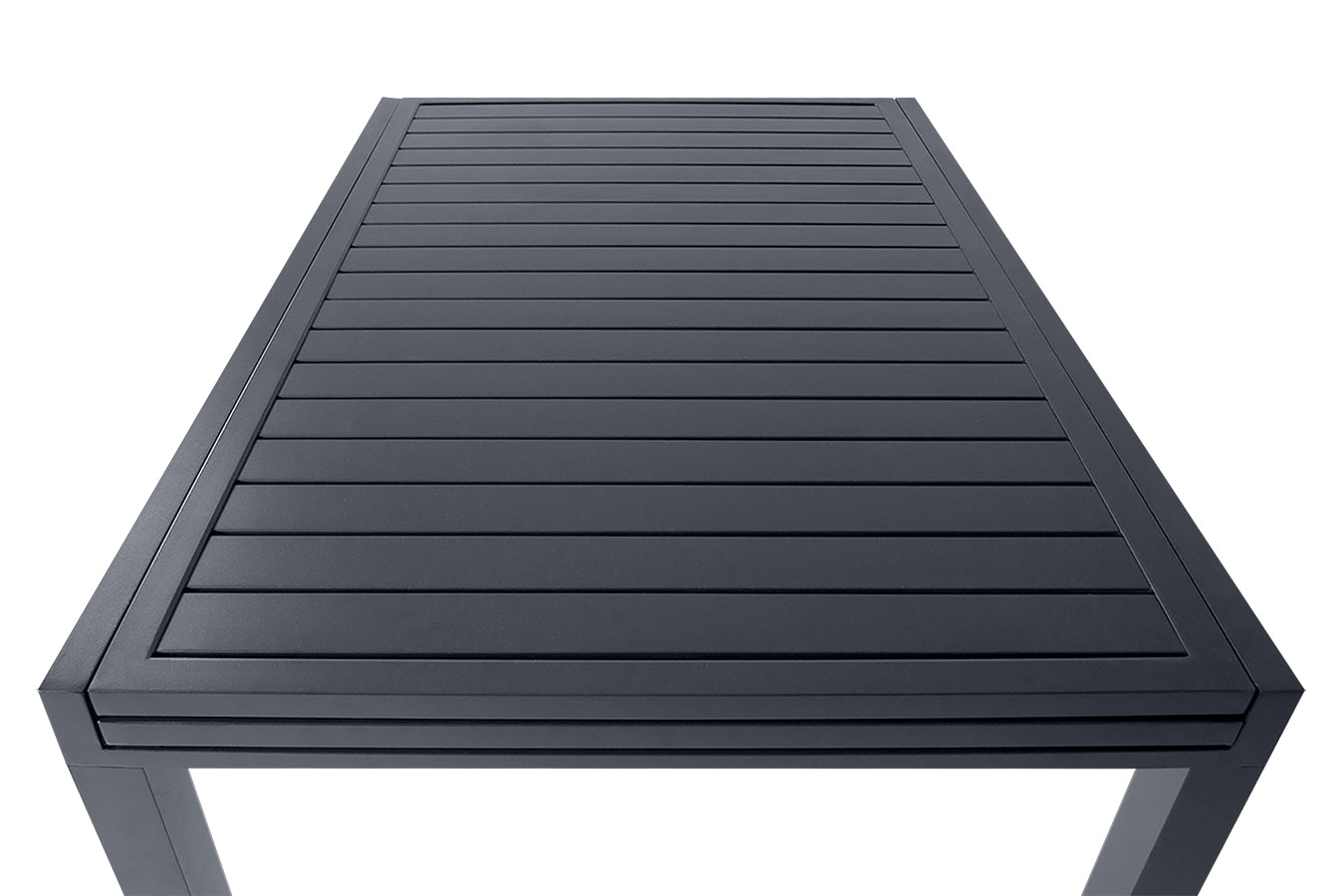Tavolo da giardino allungabile grigio antracite 135/270 x 90 cm mod. Ares