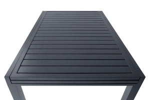 Tavolo da giardino allungabile grigio antracite 135/270 x 90 cm mod. Ares